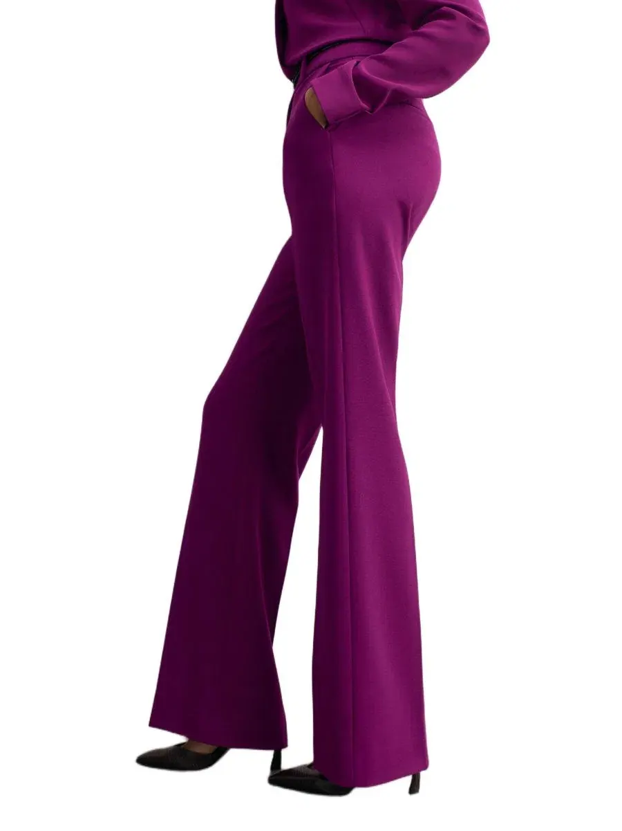 Женские брюки Alzira Sculpt Crepe The Fold — изображение 3 из 5, фиолетовый