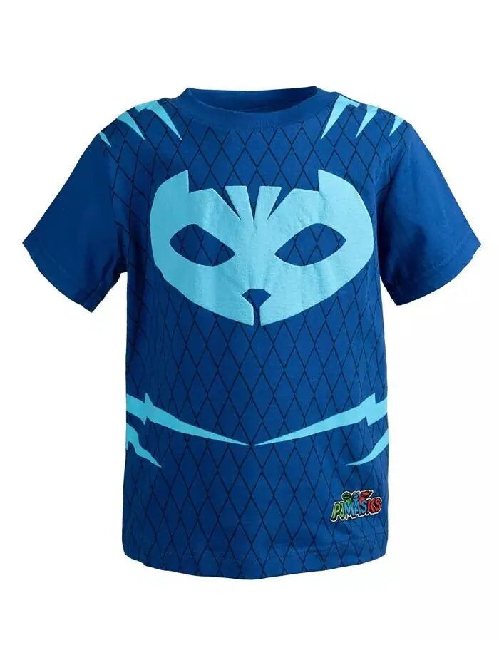 Набор из 3 футболок с рисунком Gekko Catboy Owlette для маленьких мальчиков Pj Masks — изображение 7 из 7