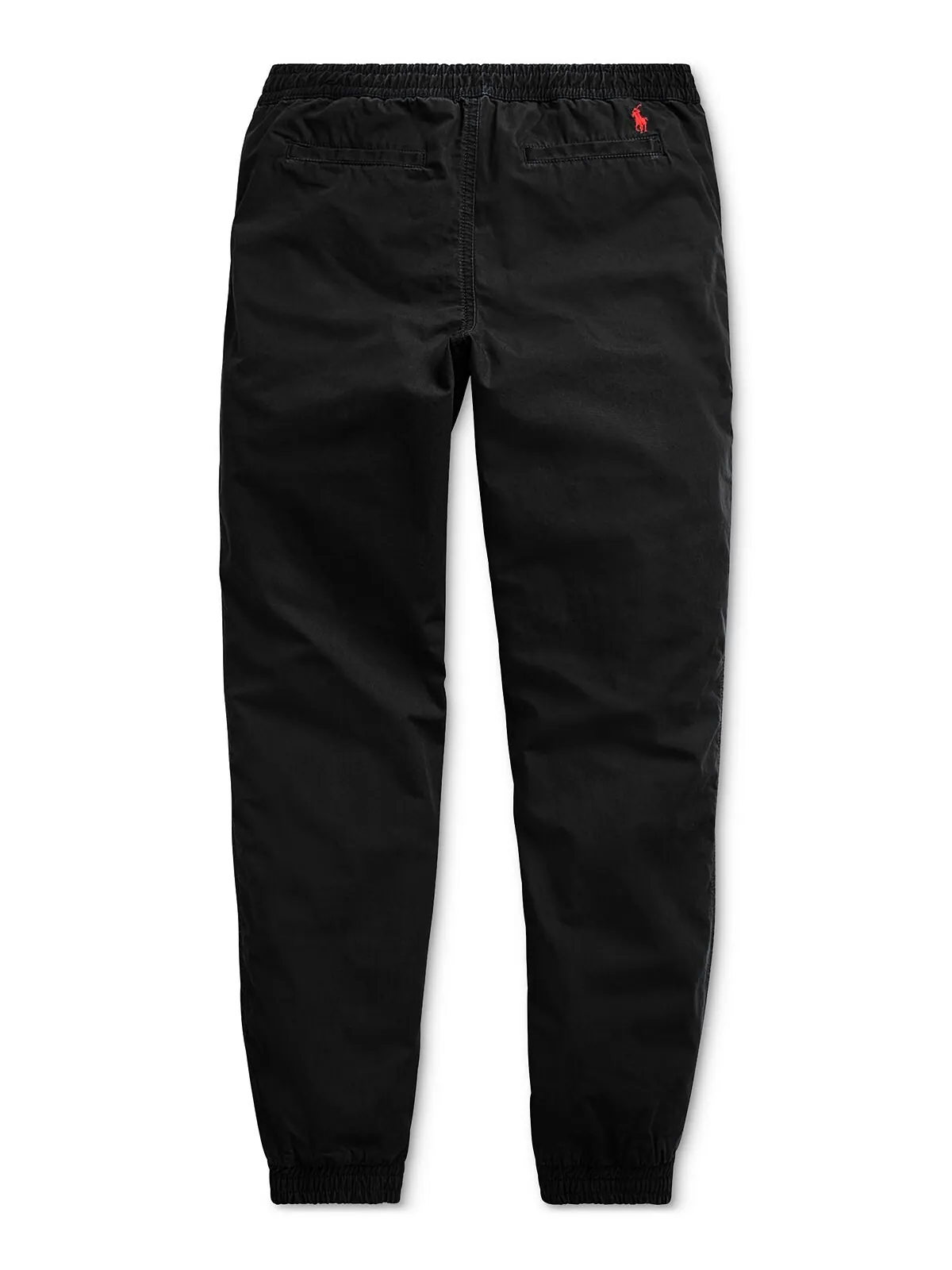 Поплиновые джоггеры на шнурке для мальчиков Big Boys Polo Ralph Lauren — изображение 2 из 2, черный
