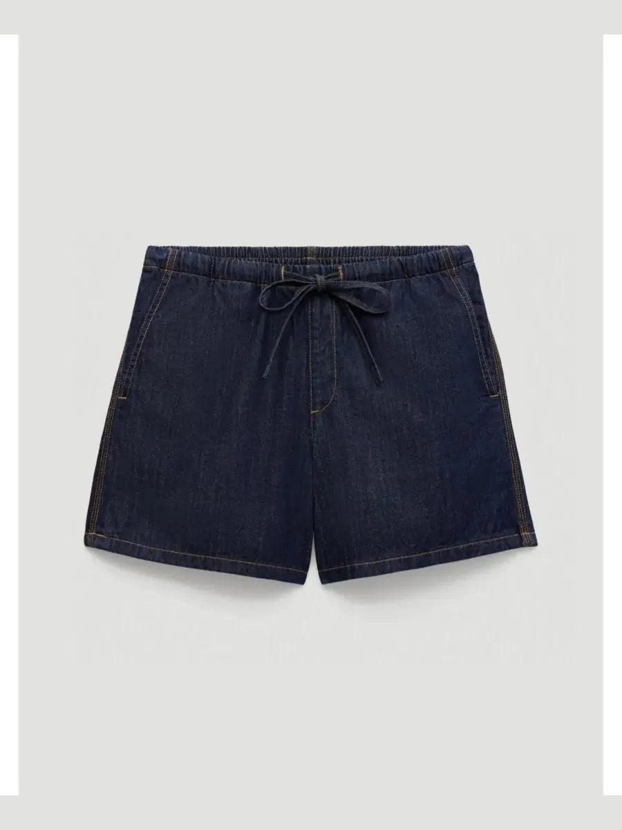 Шорты Betty Denim Pull On Hush — изображение 6 из 6, темный индиго синий