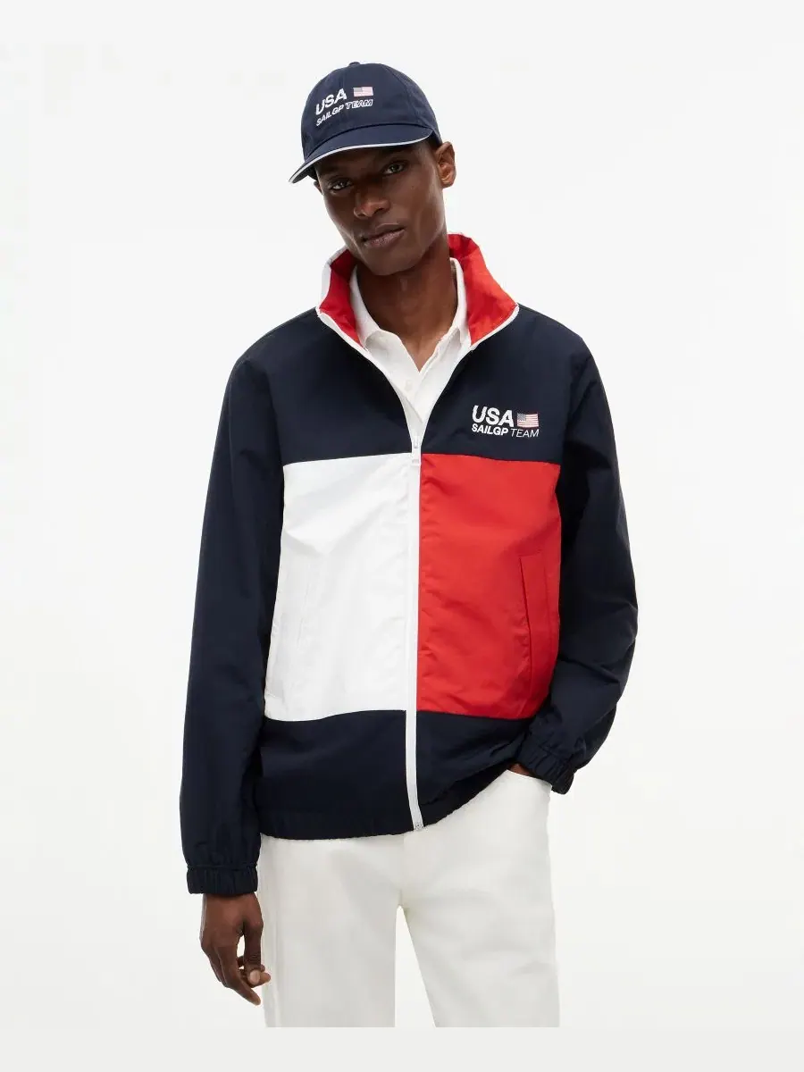 Мужская куртка-регата с капюшоном, модель x U.S. SailGP Men's Regatta Jacket Tommy Hilfiger