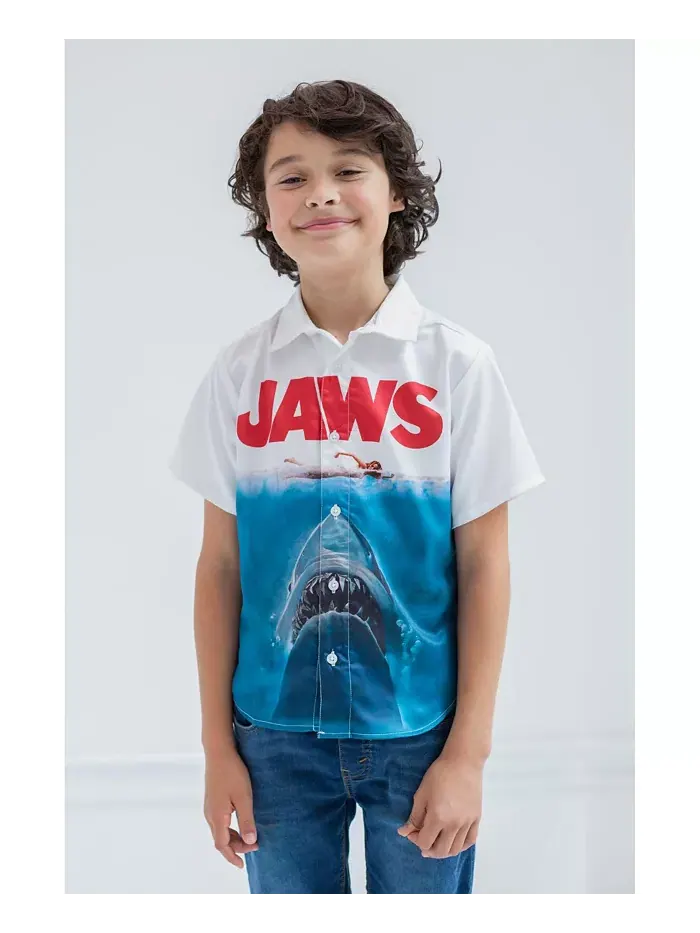 Мужская гавайская рубашка на пуговицах Jaws — 2