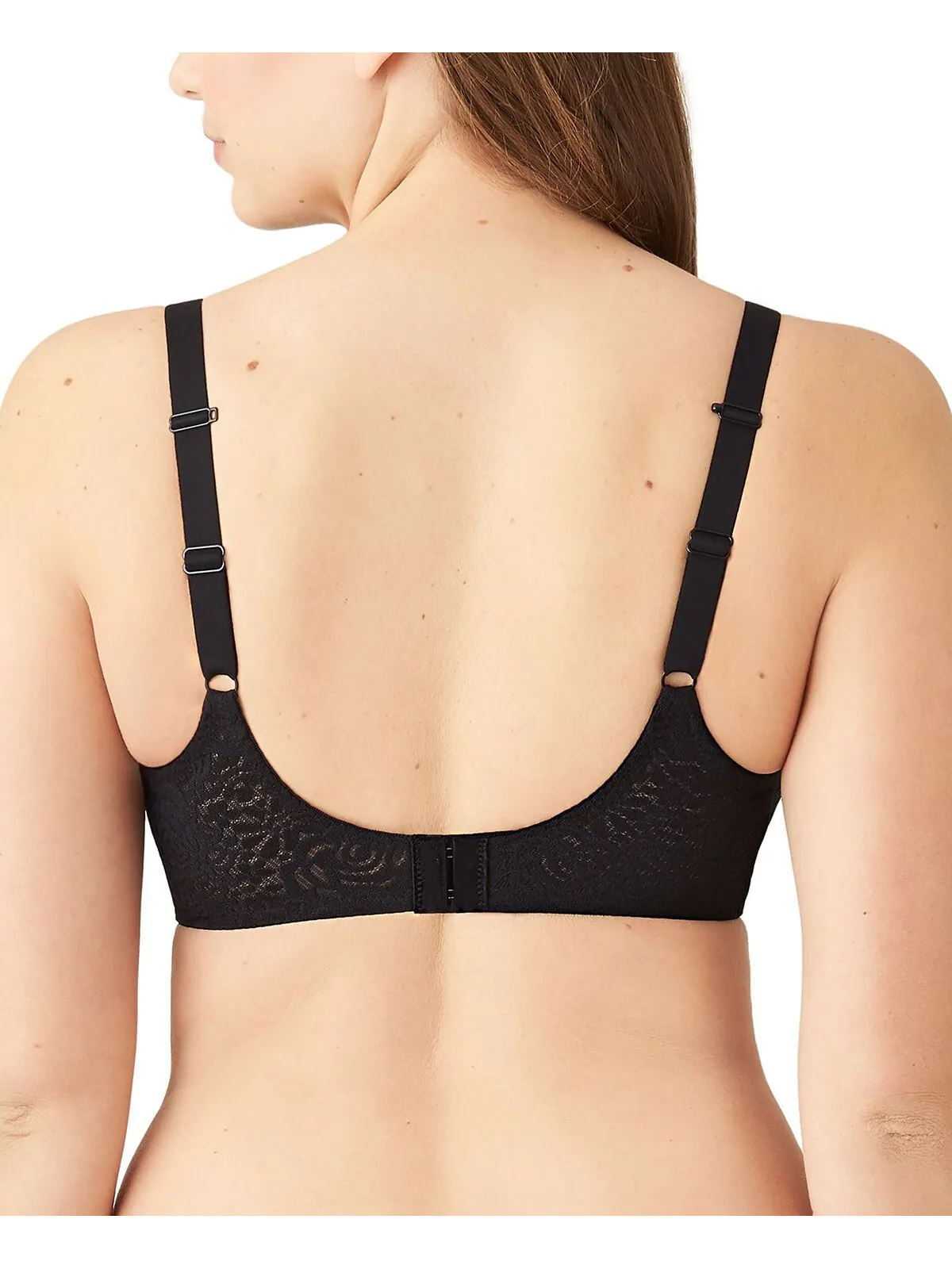 Бюстгальтер Halo Lace Molded Underwire 851205, чашка до G Wacoal — изображение 3 из 8, черный