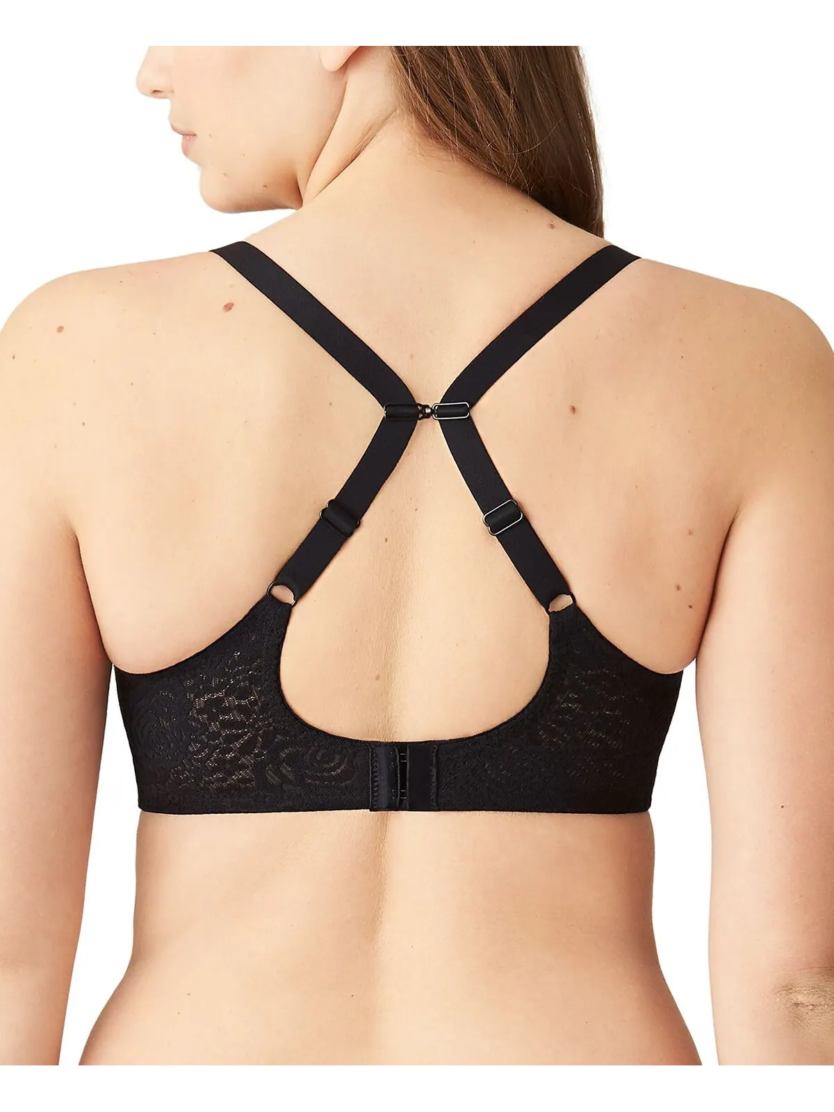 Бюстгальтер Halo Lace Molded Underwire 851205, чашка до G Wacoal — изображение 4 из 8, черный