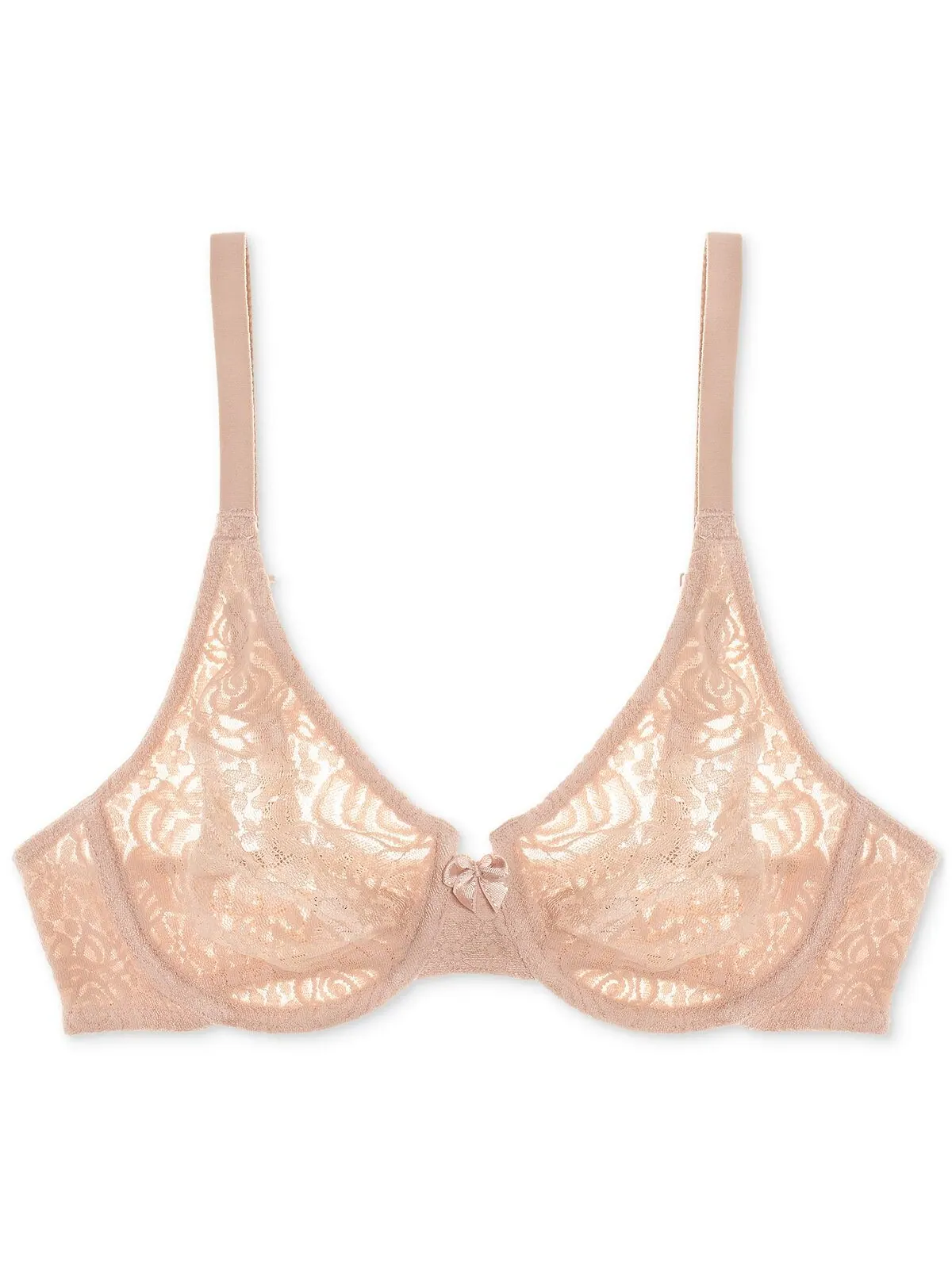 Бюстгальтер Halo Lace Molded Underwire 851205, чашка до G Wacoal — изображение 7 из 8, черный