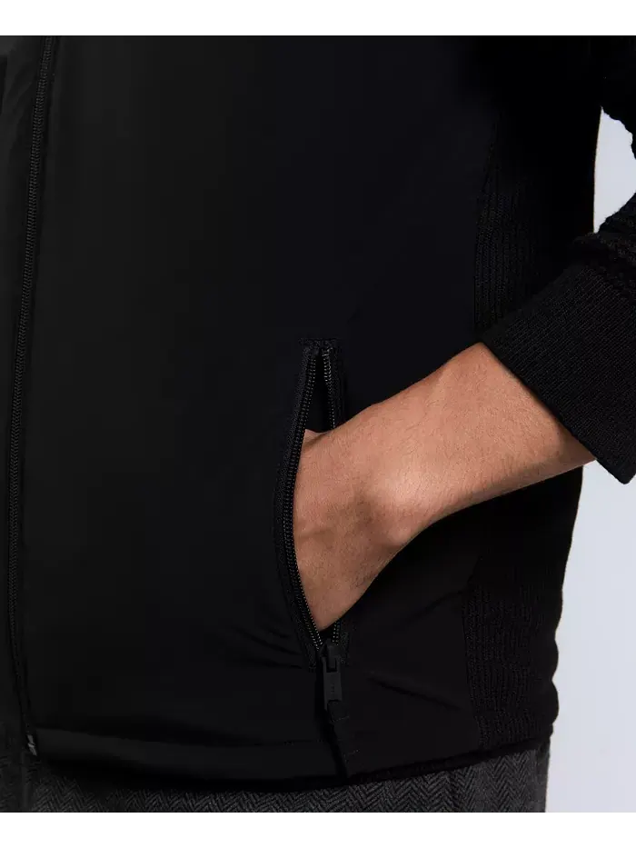 Мужская флисовая водолазка-жилет Kenneth Cole — изображение 4 из 6, черный
