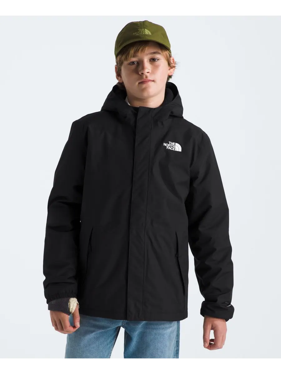 Теплая дождевая куртка Antora на молнии для мальчиков 6-16 лет The North Face — изображение 2 из 7, черный