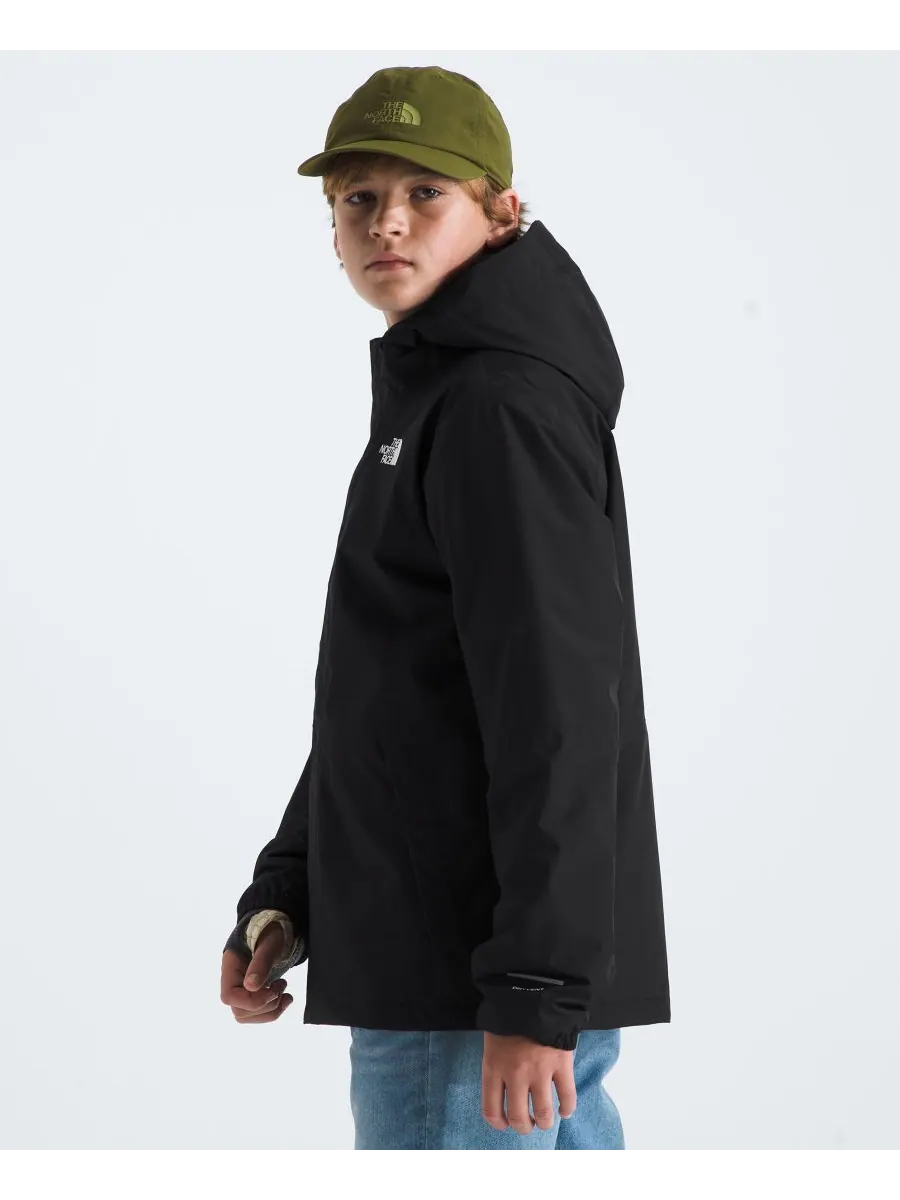 Теплая дождевая куртка Antora на молнии для мальчиков 6-16 лет The North Face — изображение 4 из 7, черный