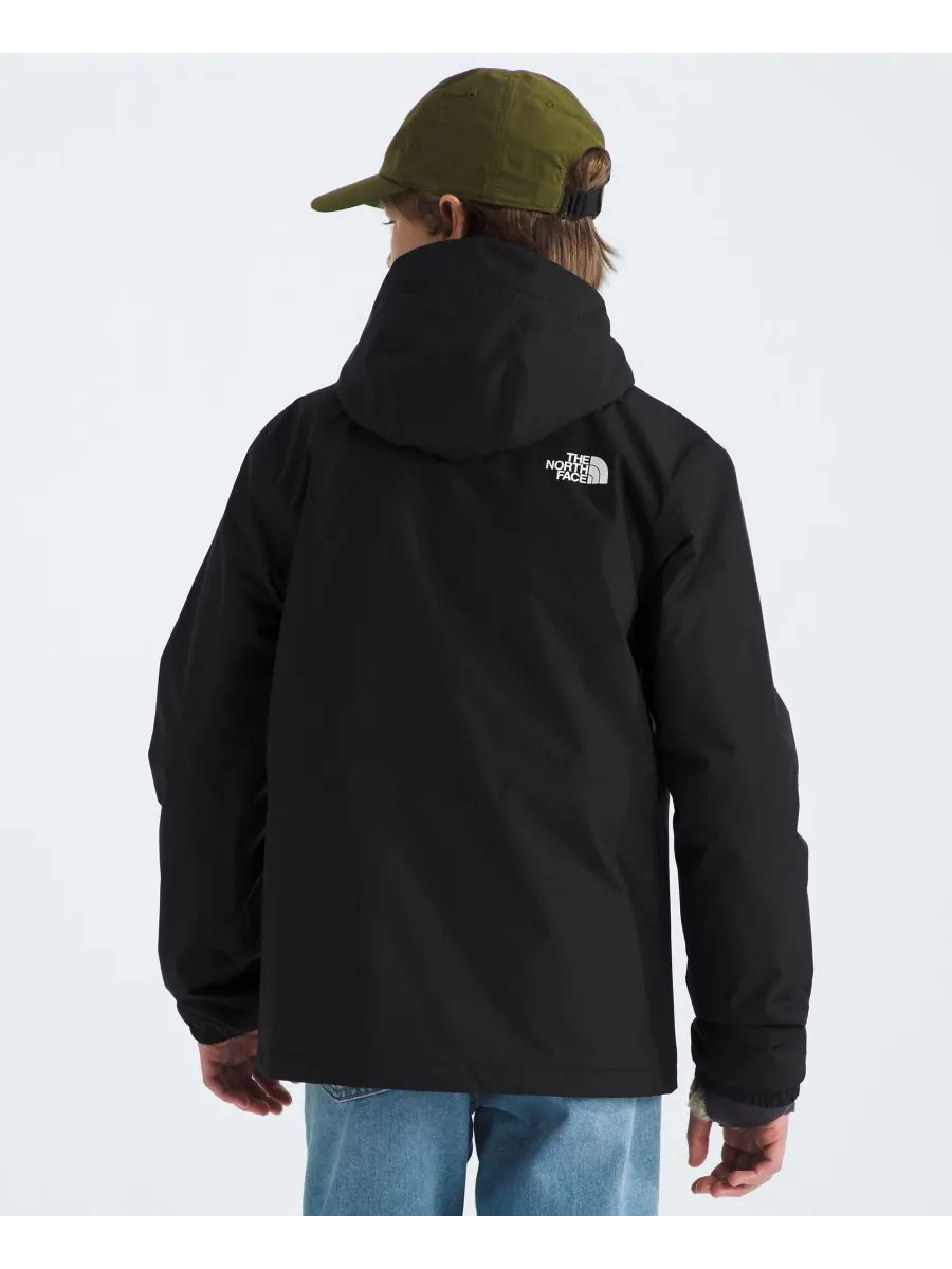 Теплая дождевая куртка Antora на молнии для мальчиков 6-16 лет The North Face — изображение 6 из 7, черный