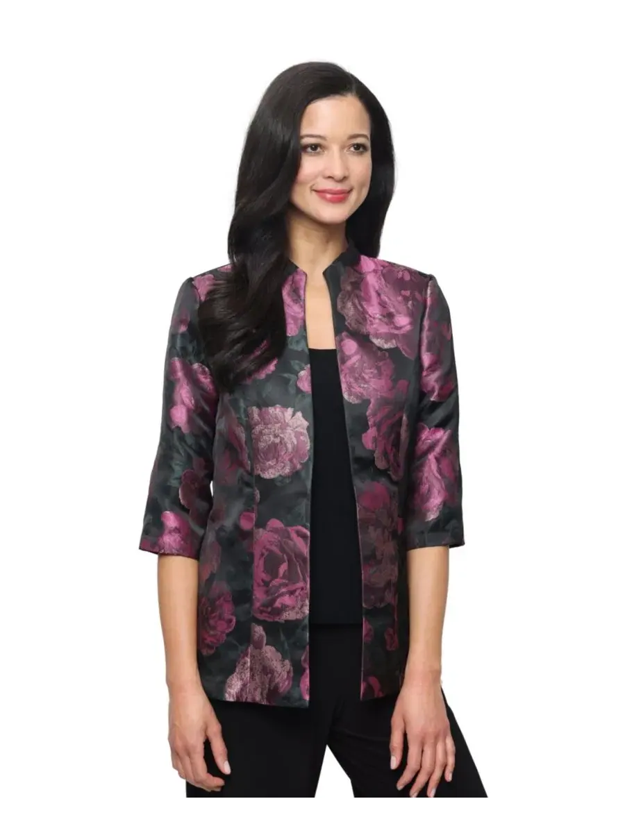 Женский комплект из жаккардового жакета и топа с принтом, модель Printed Jacqueta Twinset Alex