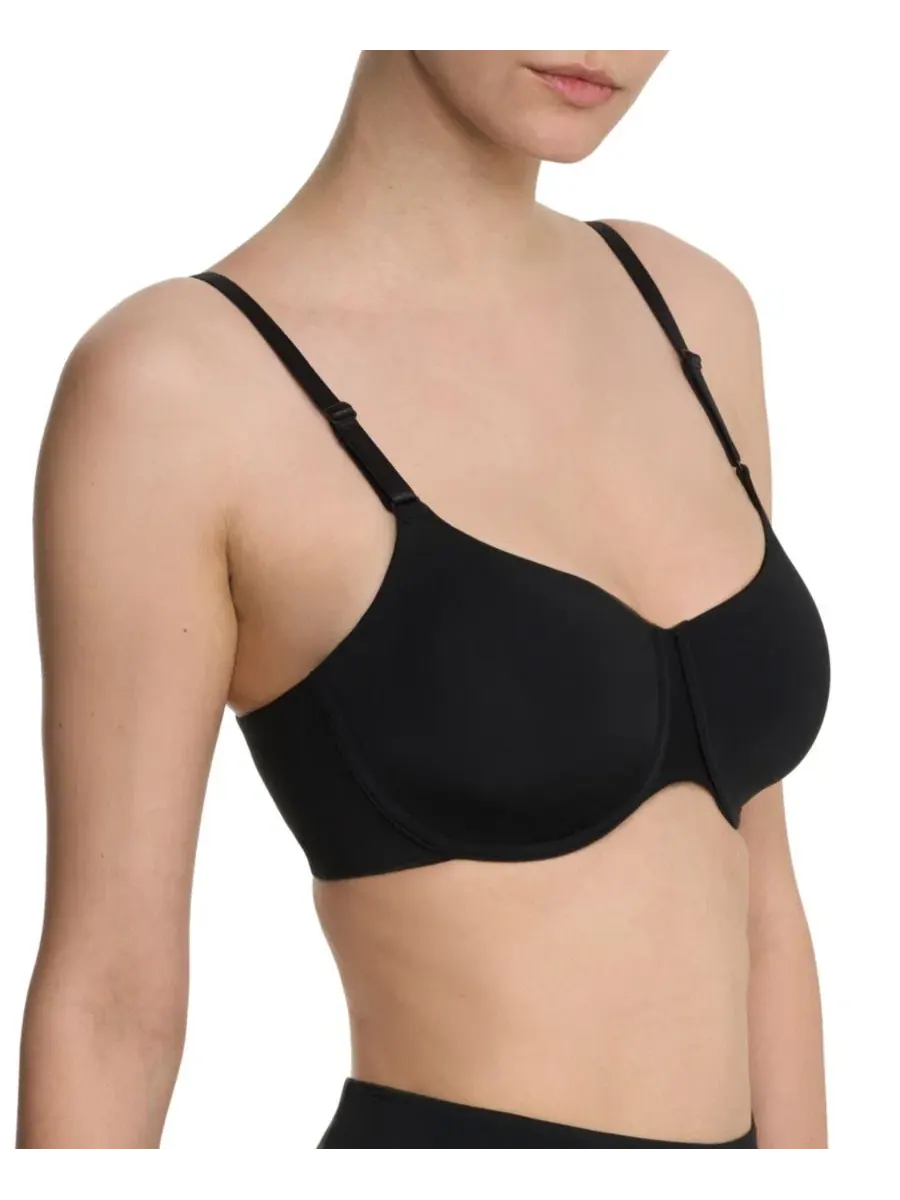 Бюстгальтер-топ Natori Liquid Smooth Seamless Underwire T-Shirt Bra — изображение 2 из 4, черный