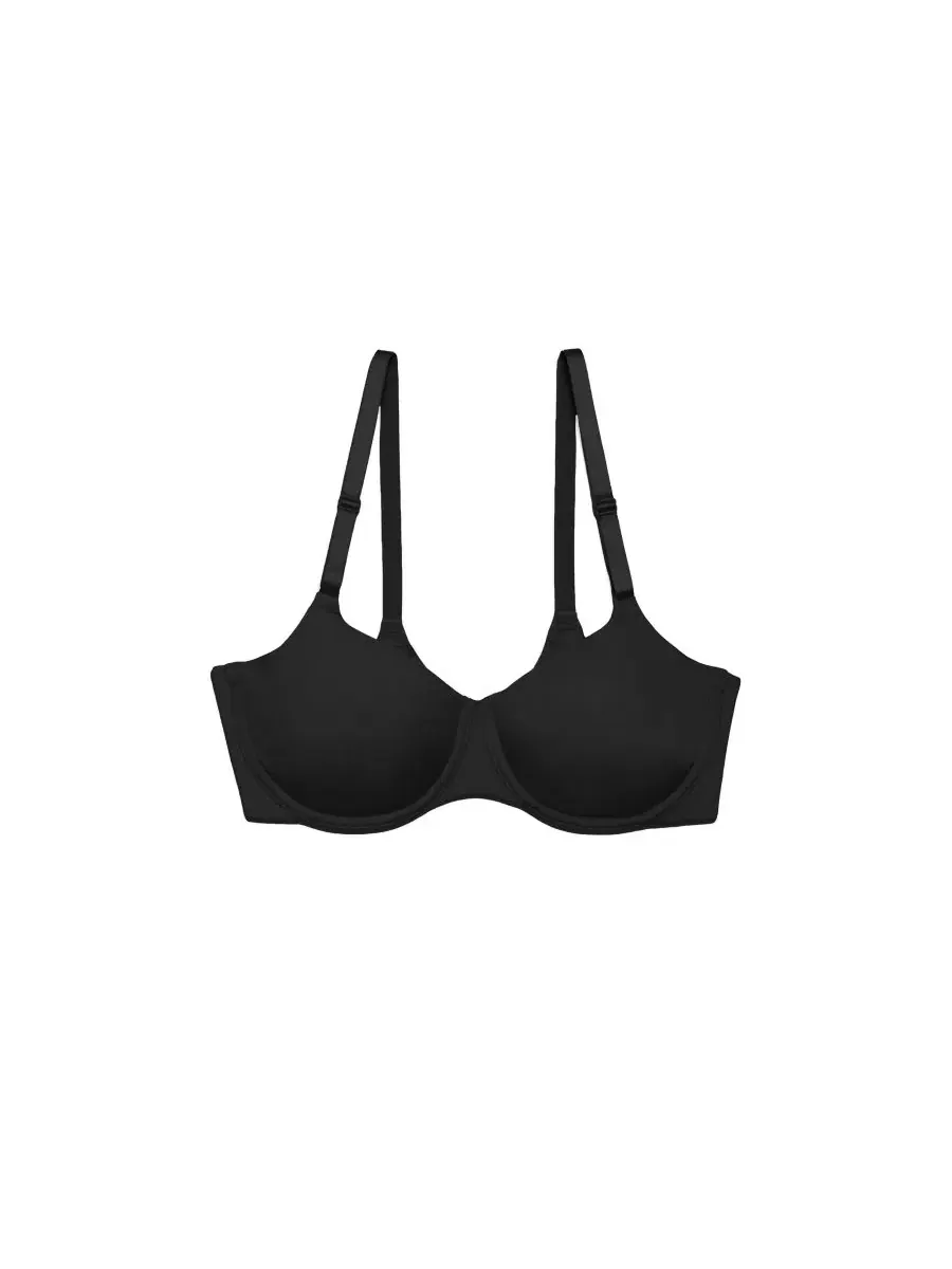 Бюстгальтер-топ Natori Liquid Smooth Seamless Underwire T-Shirt Bra — изображение 4 из 4, черный