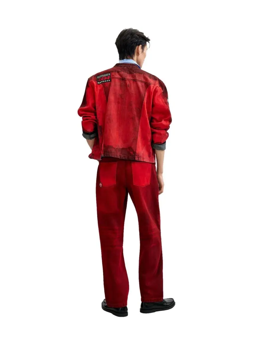 Куртка с принтом Two-tone Racing Desigual — изображение 4 из 5, красный