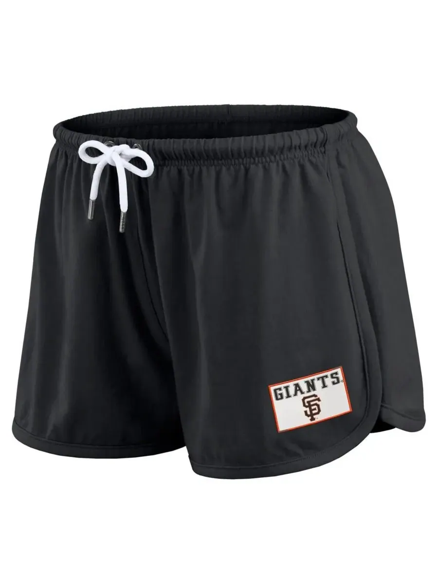 Комплект из лонгслива с укороченным кроем и шорт с принтом San Francisco Giants WEAR by Erin Andrews — изображение 4 из 9