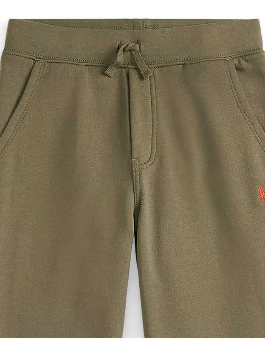 Детские спортивные брюки из флиса с завязками, модель Fleece Jogger Polo Ralph Lauren — изображение 5 из 5, коричневый