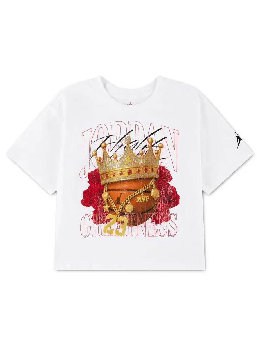 Футболка с принтом Greatness Crown Jordan