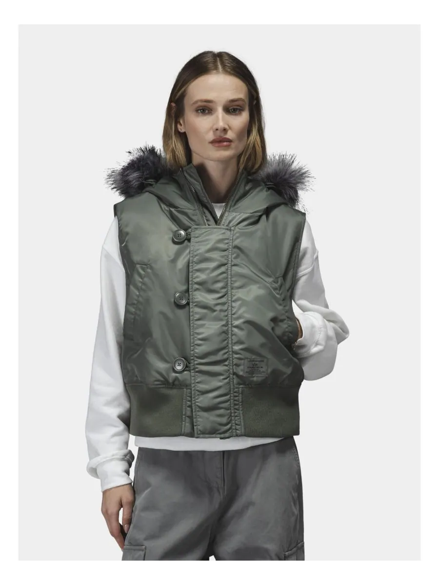 Женский жилет N-2B W Alpha Industries — изображение 1 из 6, серый