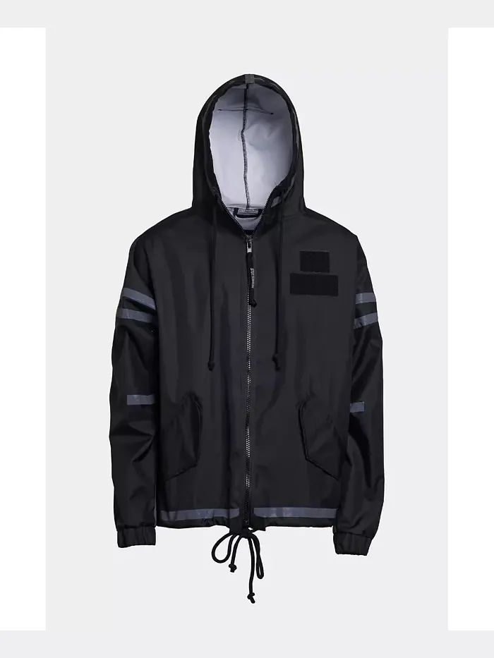 Мужская куртка с капюшоном Forsa на молнии Stutterheim — изображение 2 из 7, черный
