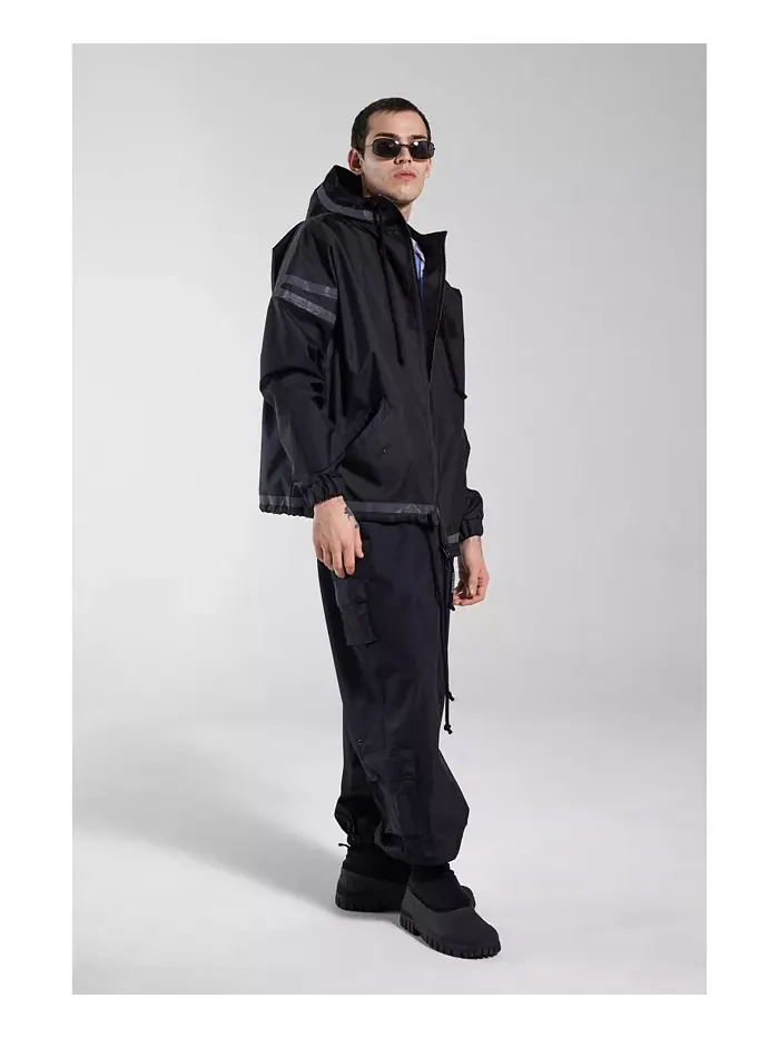 Мужская куртка с капюшоном Forsa на молнии Stutterheim — изображение 6 из 7, черный