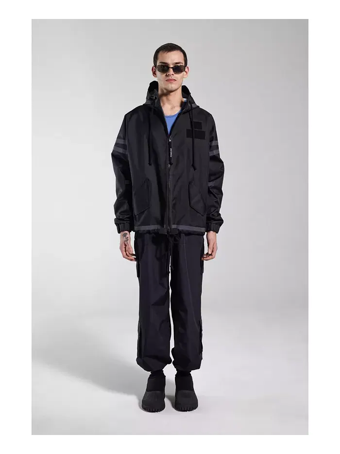 Мужская куртка с капюшоном Forsa на молнии Stutterheim — изображение 7 из 7, черный