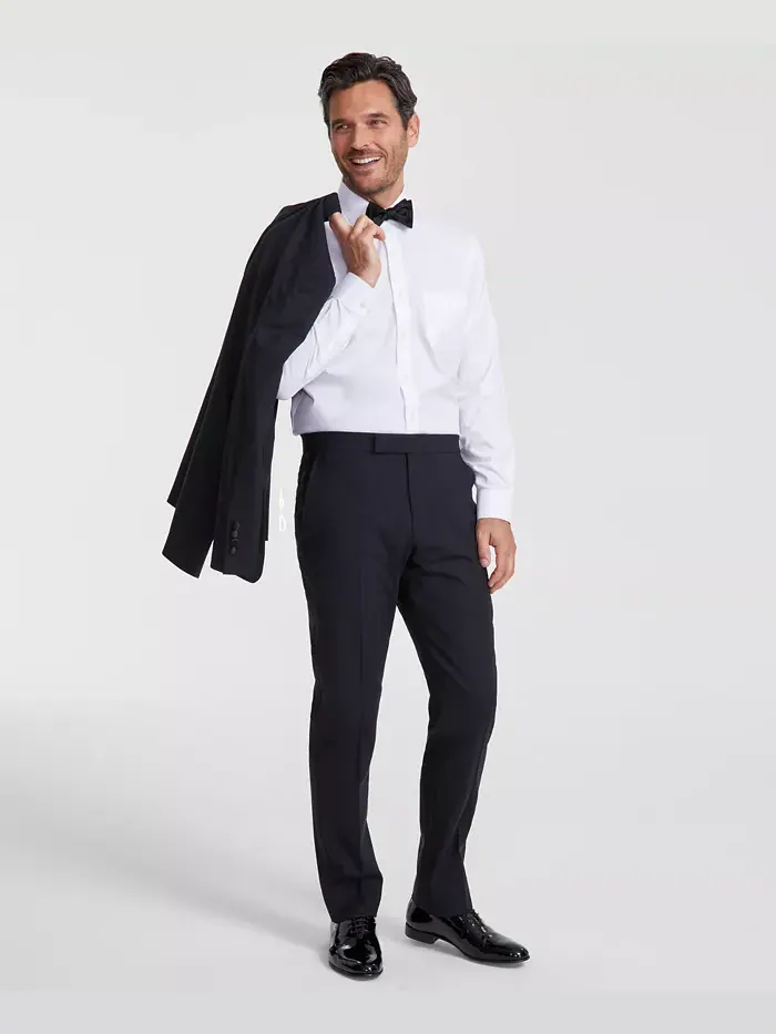 Мужские классические брюки от смокинга из шерстяной смеси Brooks Brothers