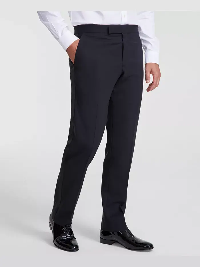 Мужские классические брюки от смокинга из шерстяной смеси Brooks Brothers — 3