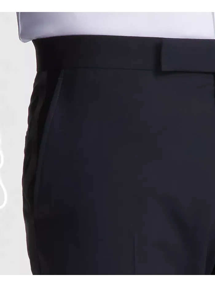 Мужские классические брюки от смокинга из шерстяной смеси Brooks Brothers — 6
