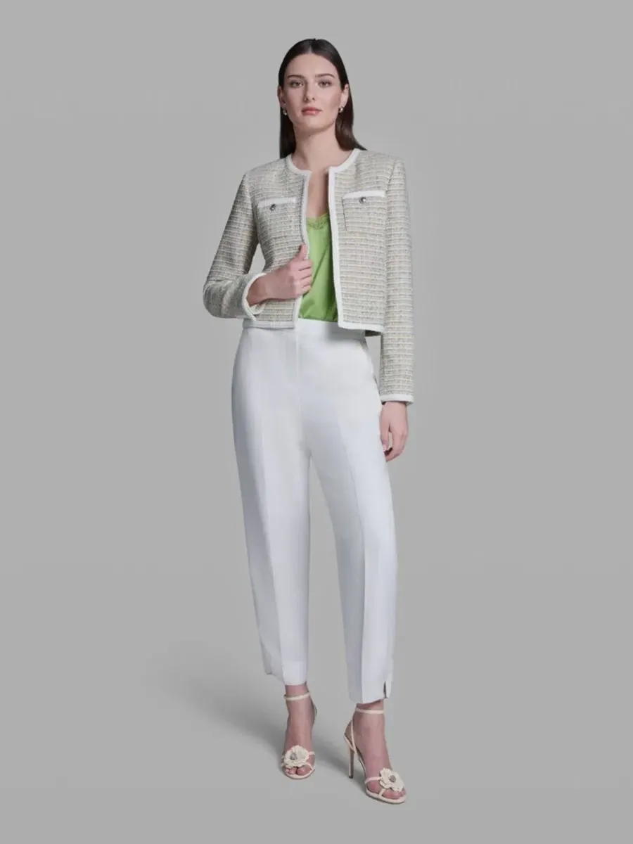 Женская куртка с круглым вырезом и открытым передом Bcbg