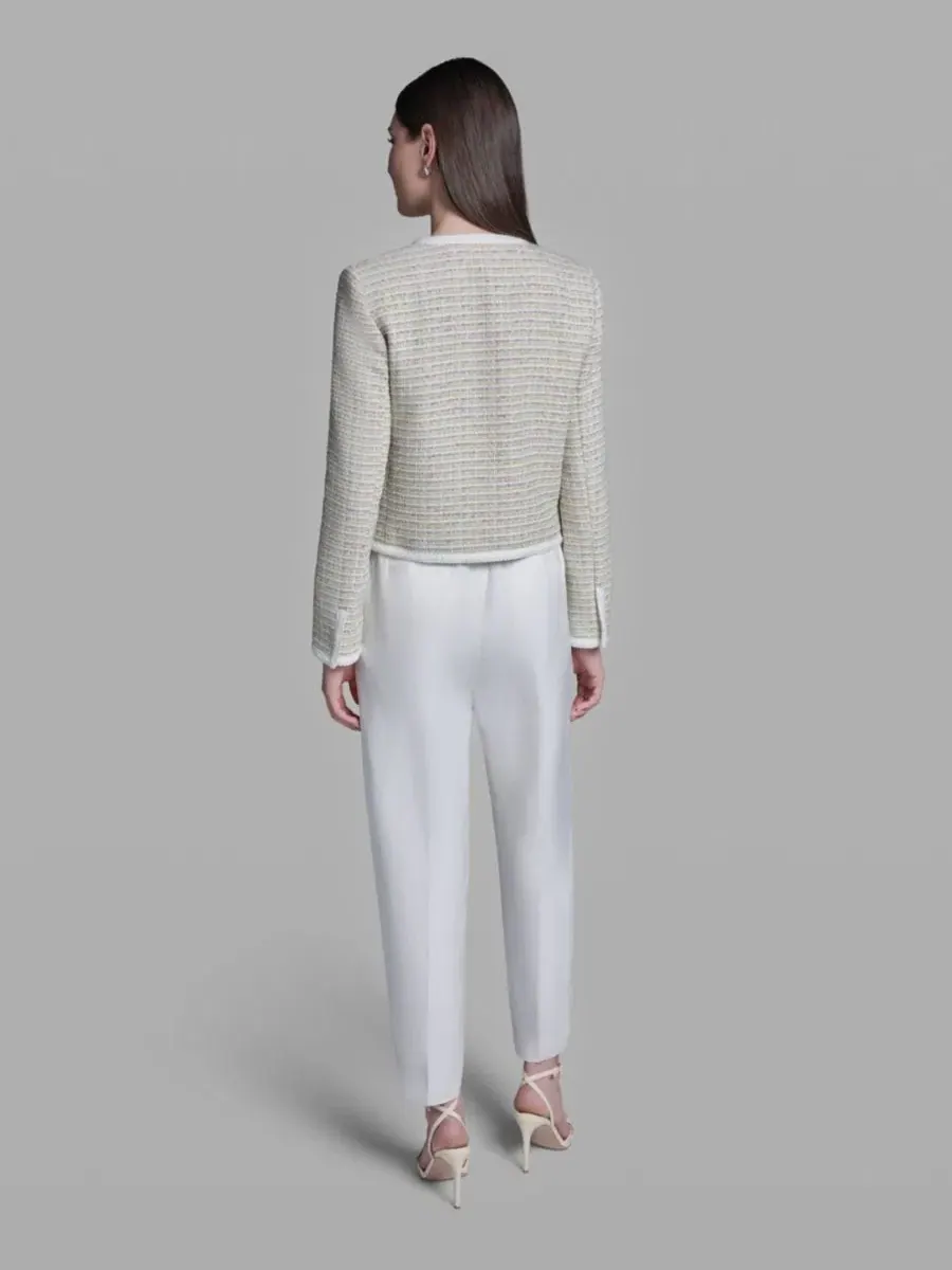 Женская куртка с круглым вырезом и открытым передом Bcbg — изображение 5 из 9, мульти