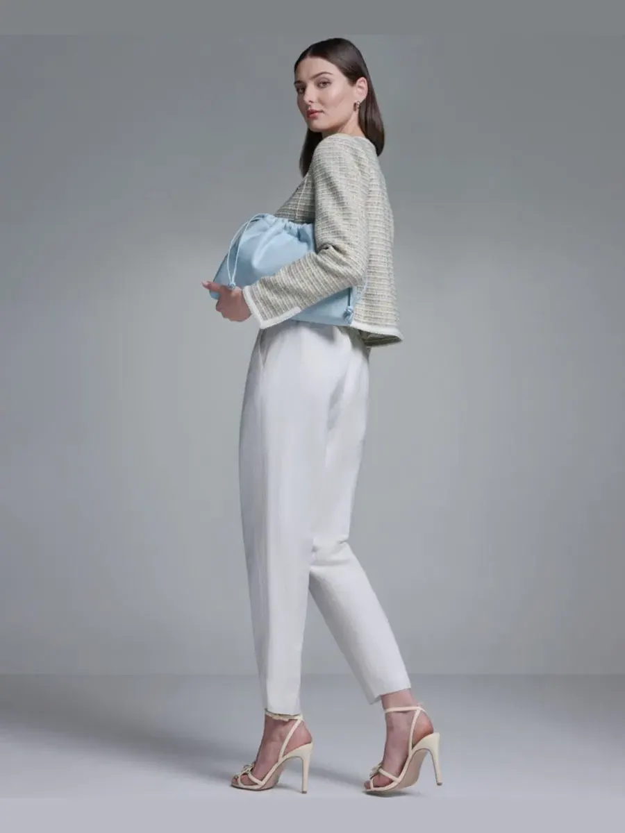 Женская куртка с круглым вырезом и открытым передом Bcbg — изображение 6 из 9, мульти