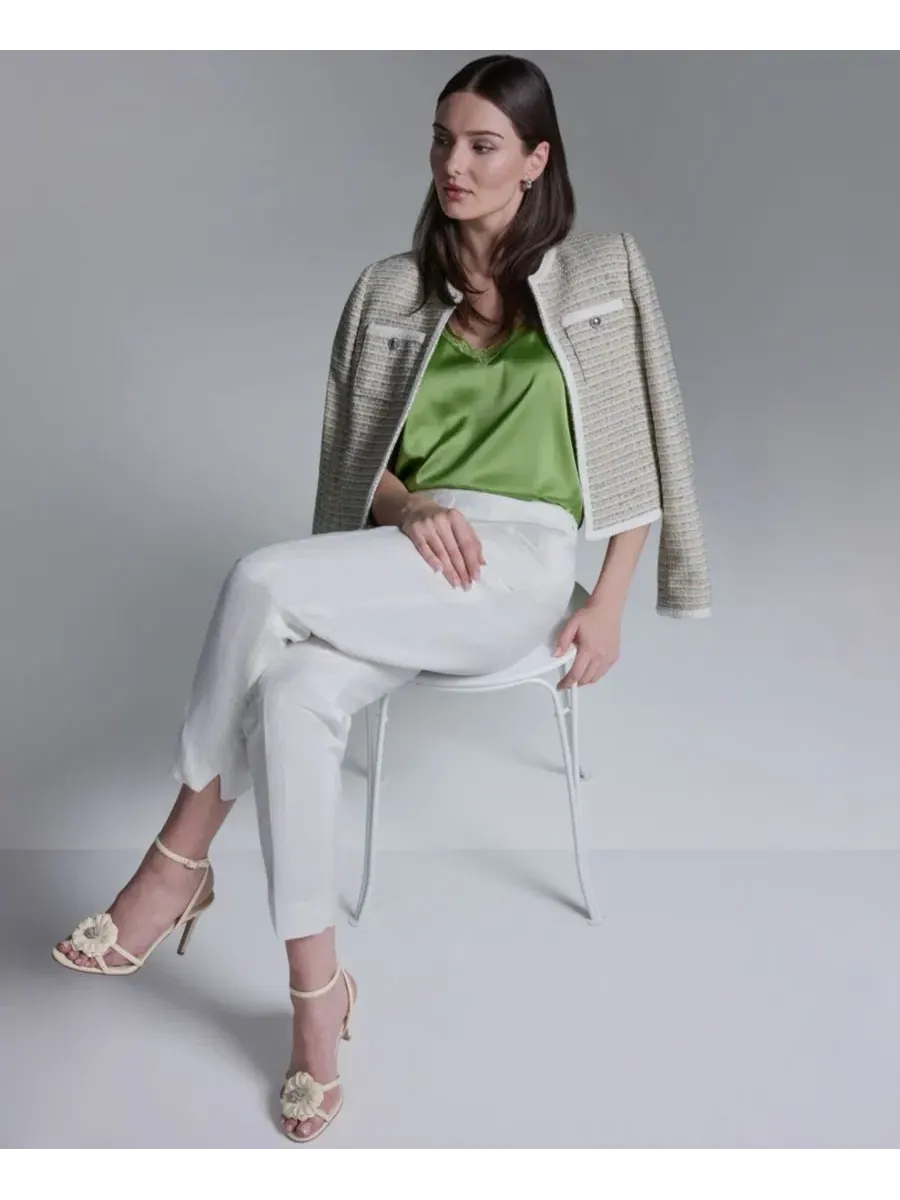 Женская куртка с круглым вырезом и открытым передом Bcbg — изображение 9 из 9, мульти