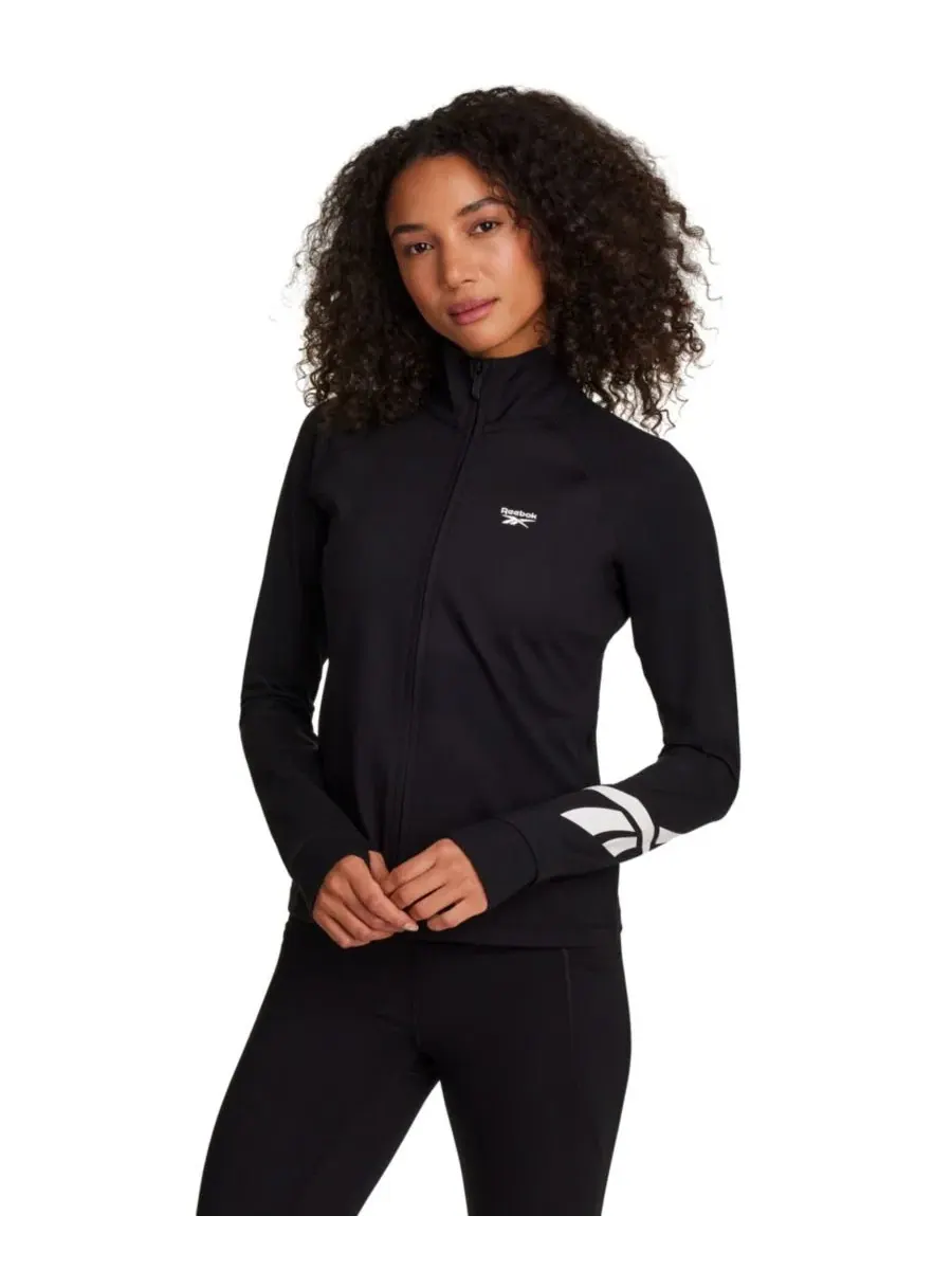 Женская куртка с длинными рукавами, приталенного кроя, на молнии Reebok