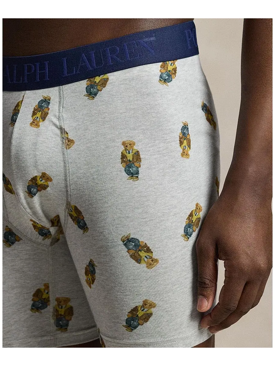 Мужские боксеры, комплект из 3 штук Polo Ralph Lauren — изображение 5 из 6, темно-синий/оранжевый
