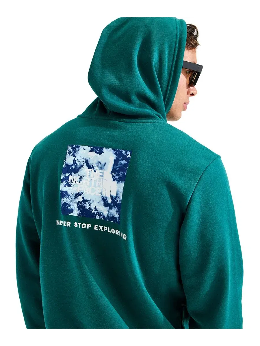 Худи с графическим принтом и капюшоном The North Face, Pacific Teal — изображение 3 из 3