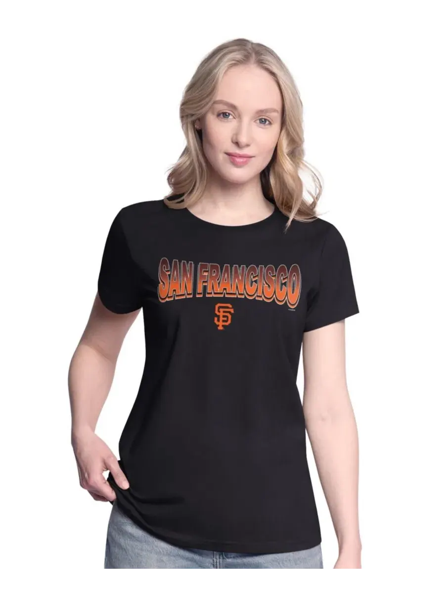 Комплект футболки и худи с принтом San Francisco Giants G-III 4Her by Carl Banks, Black, Bright — изображение 2 из 5, черный