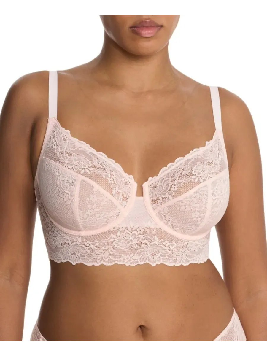 Бюстгальтер-балконет с кружевом Heavenly Stretch Lace Natori — изображение 2 из 3, розовый