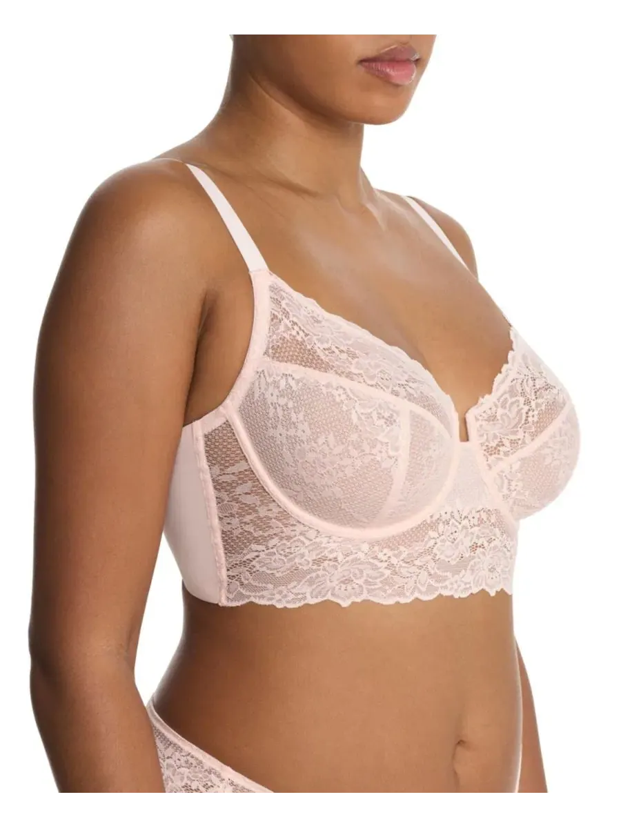 Бюстгальтер-балконет с кружевом Heavenly Stretch Lace Natori — изображение 3 из 3, розовый