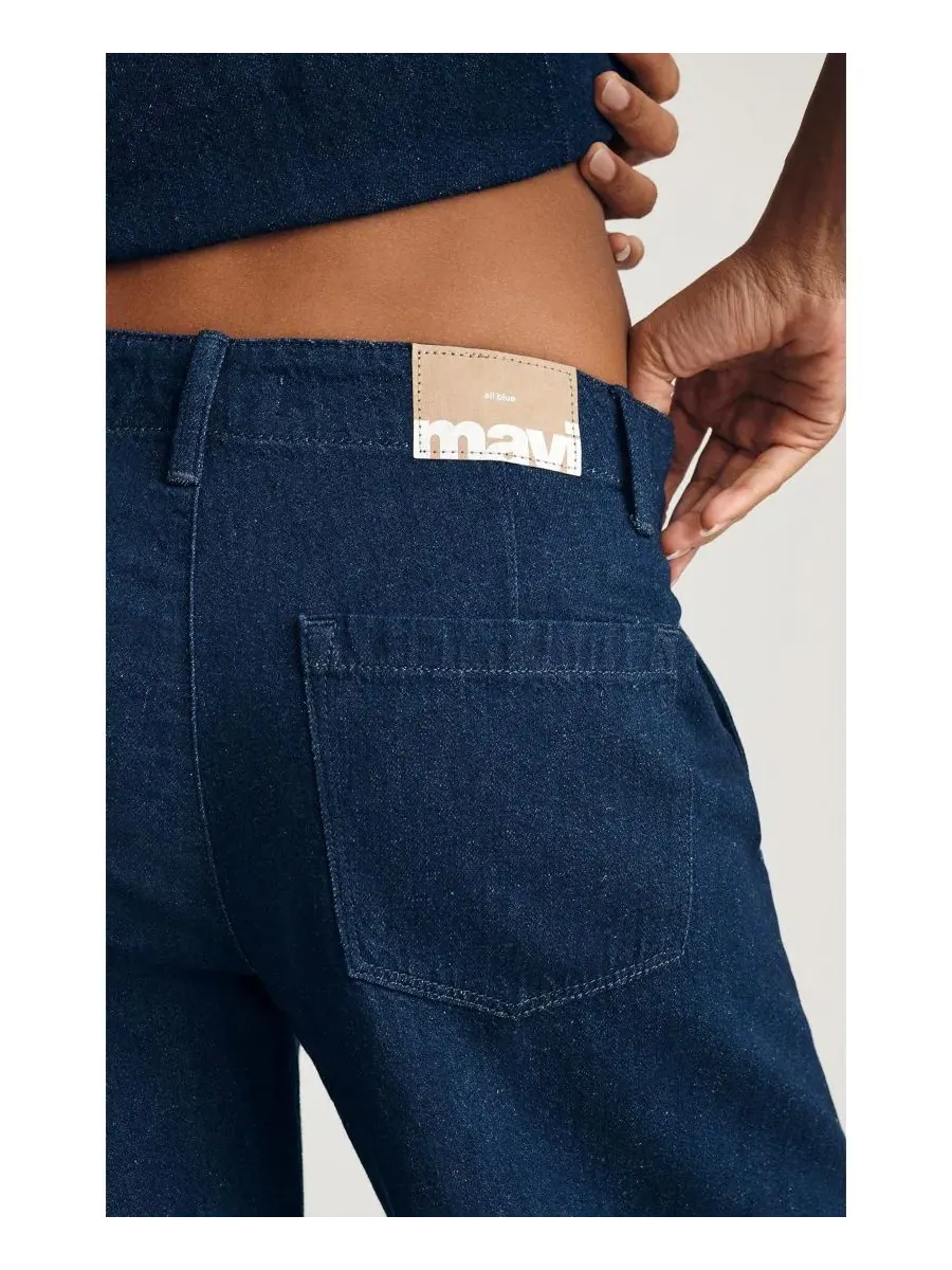 Джинсы Siena Wide Leg Mavi Jeans — изображение 6 из 6, темный джинсовый синий