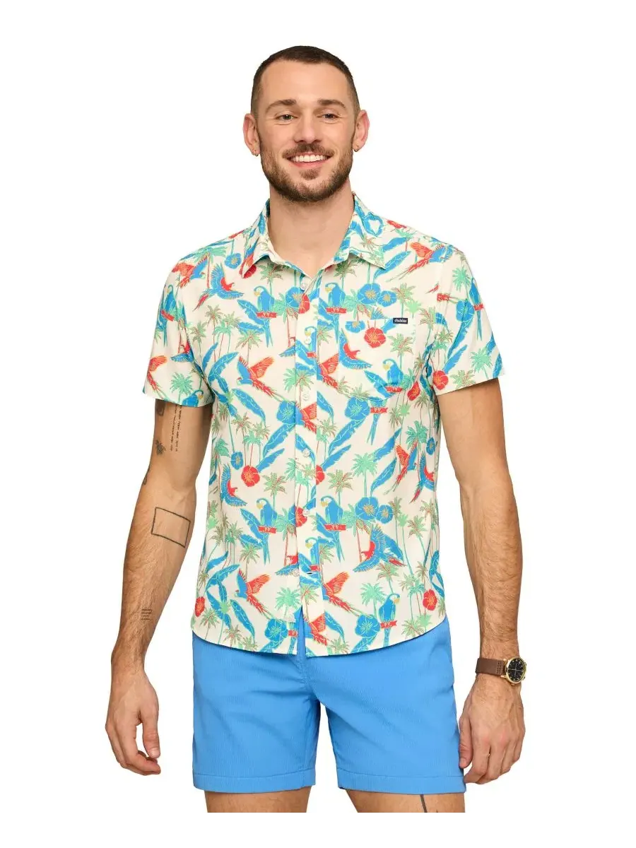 Мужская рубашка с коротким рукавом Flock Party Chubbies