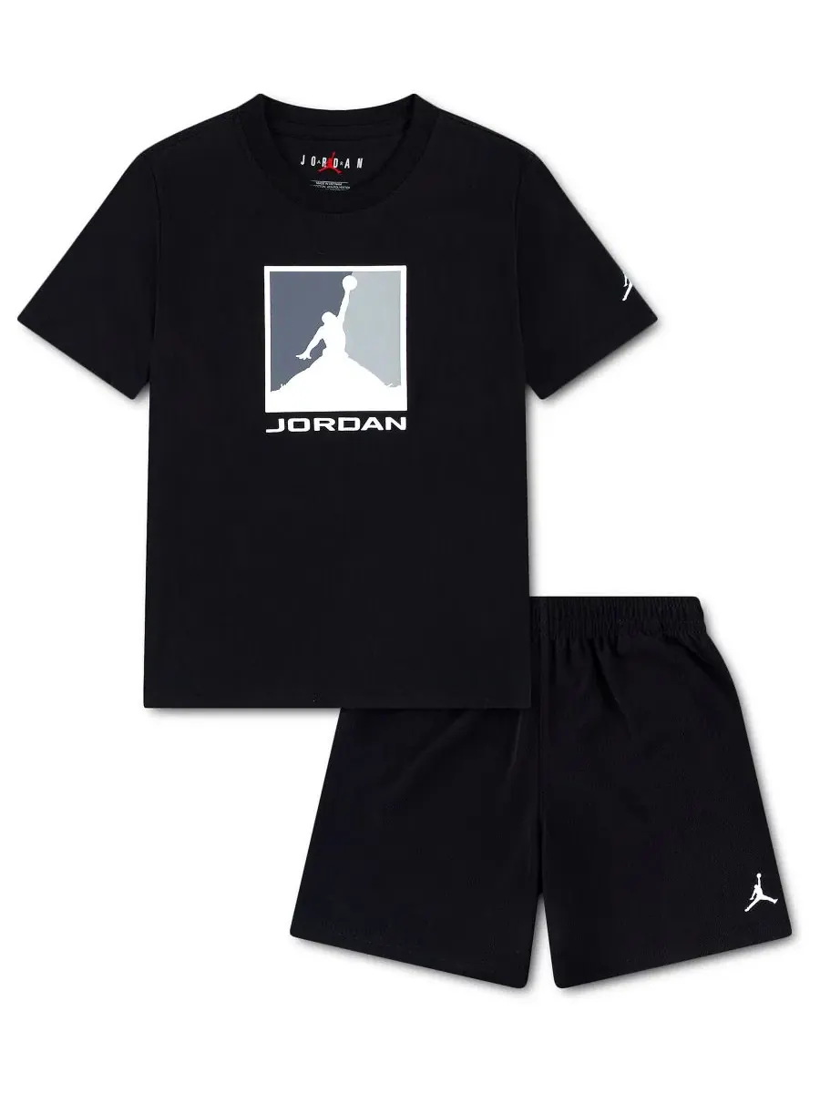 Комплект из футболки и шорт с графичным принтом Brooklyn Crewneck Jordan