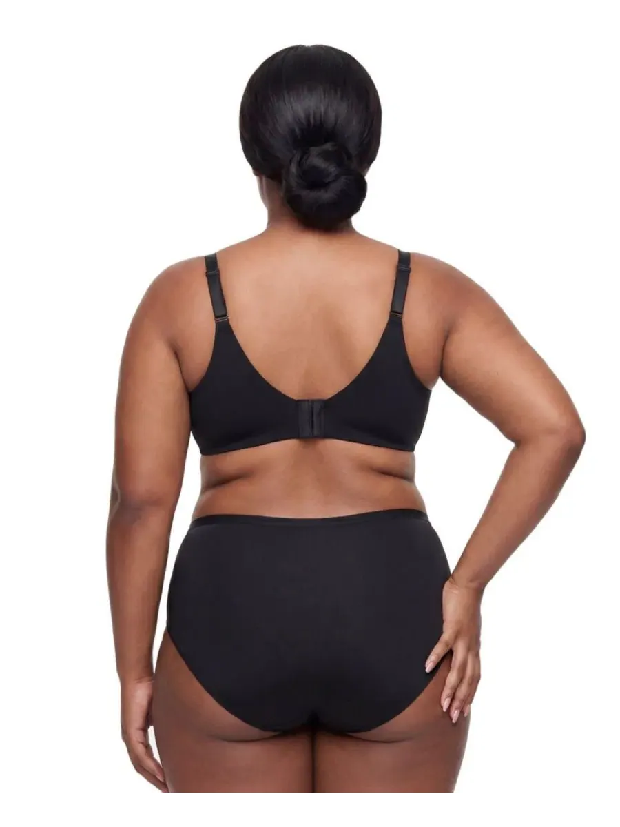 Бюстгальтер с легкой подкладкой Perfect Coverage Smooth Torrid — изображение 3 из 4, насыщенный черный