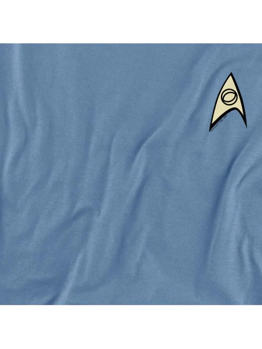 Футболка с длинным рукавом Science Uniform W Foil Star Trek — изображение 3 из 3, синий