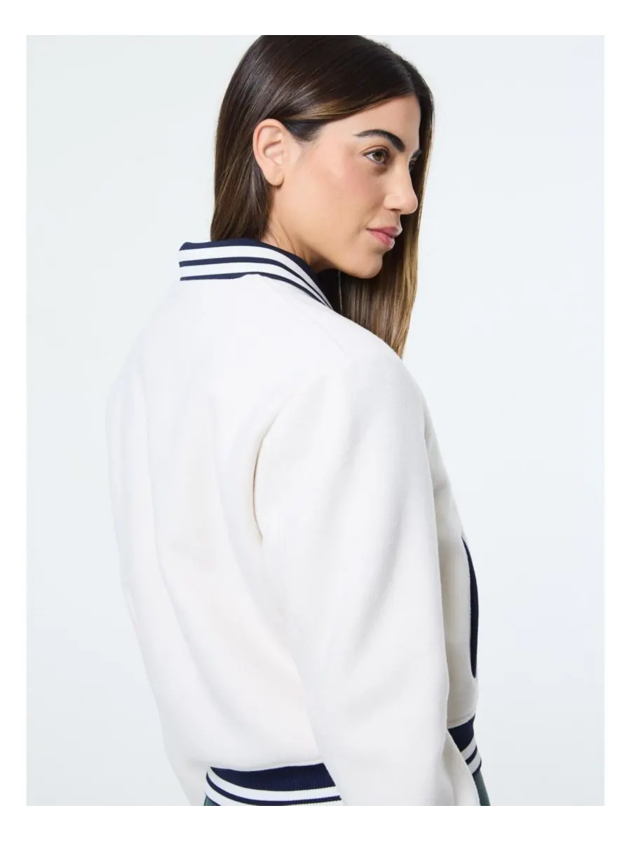 Женская университетская куртка Marisa Sergio Tacchini — изображение 5 из 7, белый