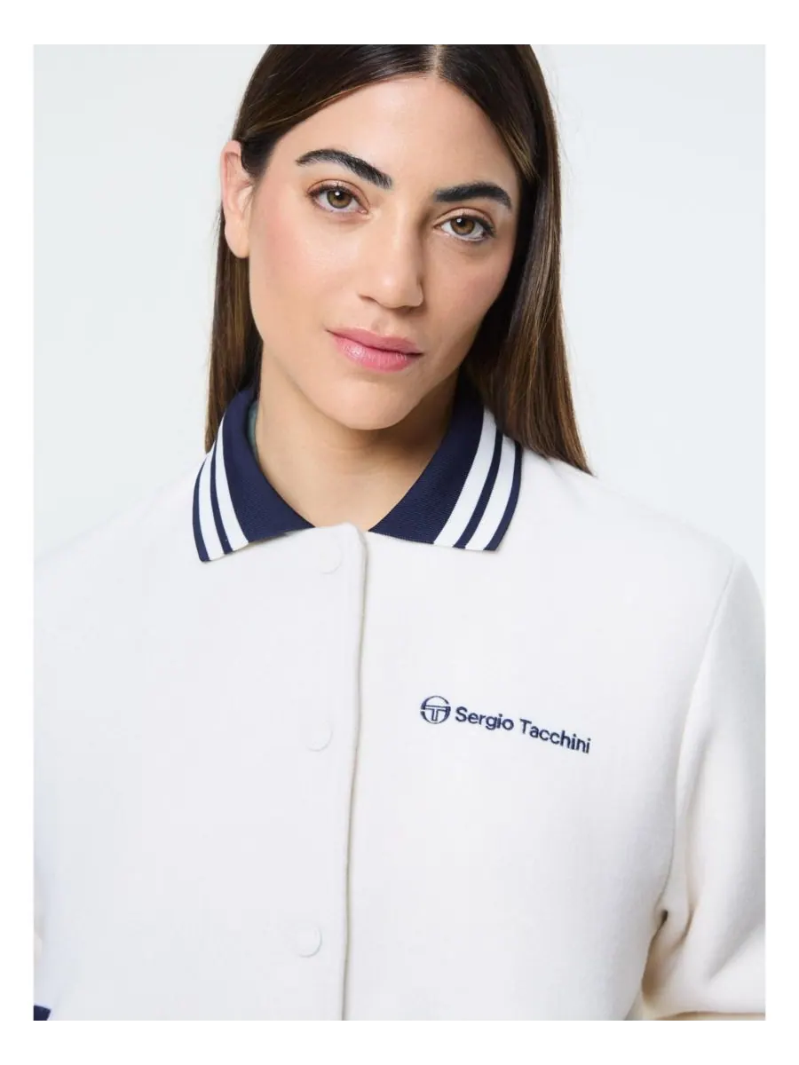 Женская университетская куртка Marisa Sergio Tacchini — изображение 7 из 7, белый