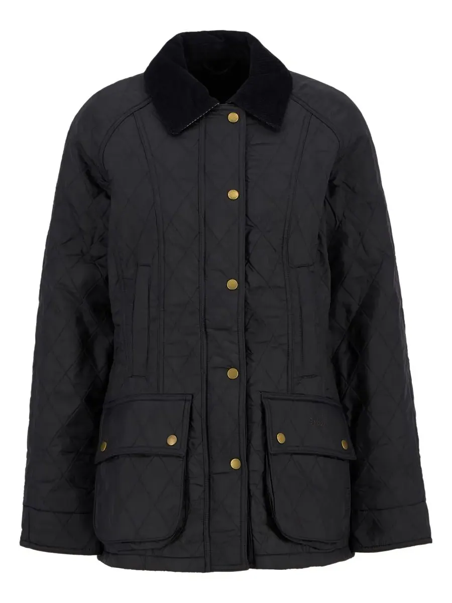 Женское пальто Beadnell Polarquilt Barbour — изображение 7 из 7, черный