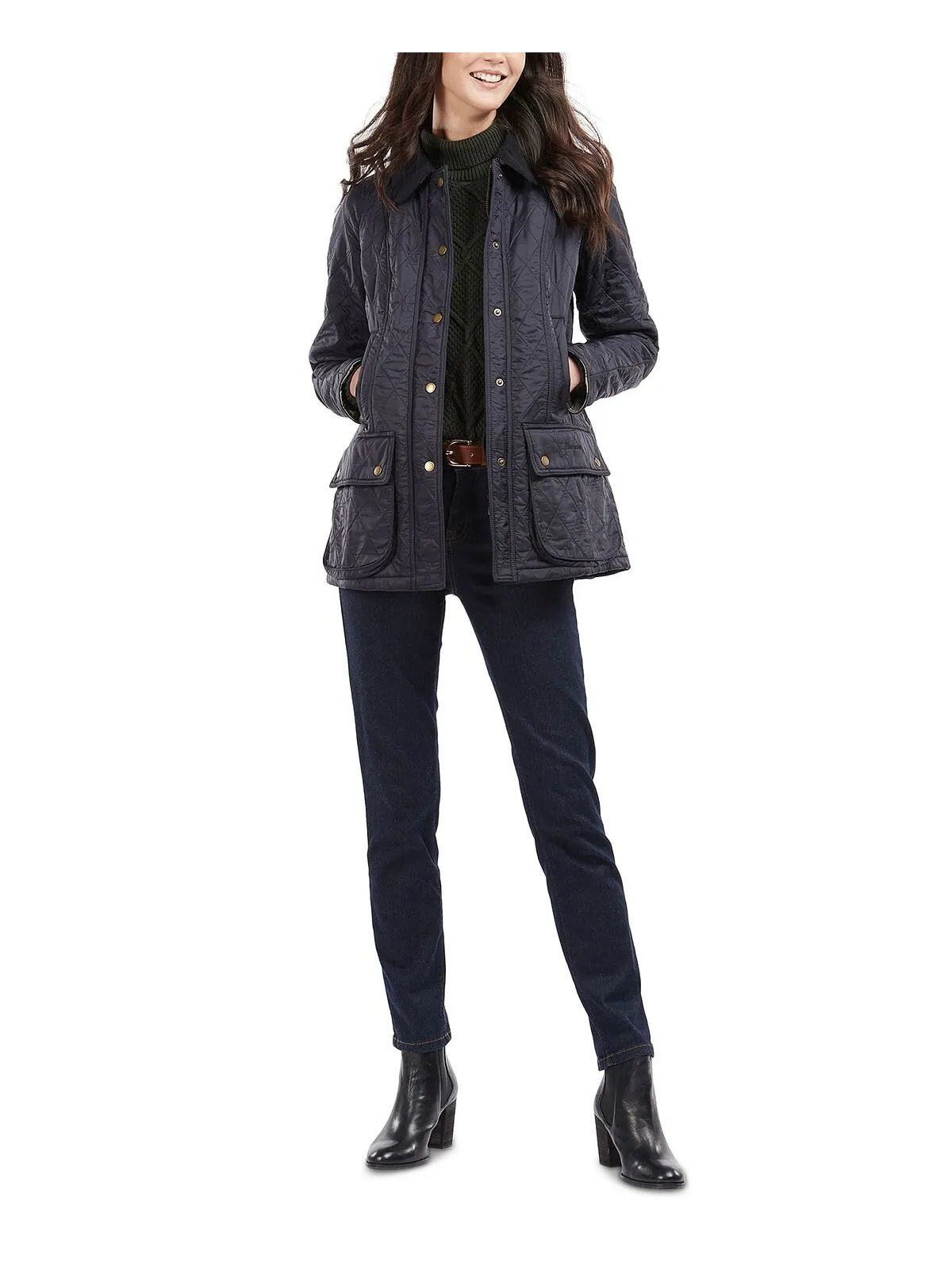 Пальто Barbour Beadnell Polarquilt — изображение 5 из 11, темно-синий
