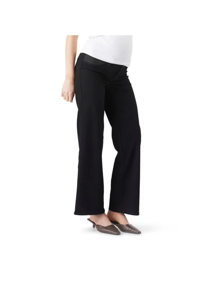 Джинсы для беременных Kyle Wide Leg Jean Ripe Maternity — изображение 2 из 5, черный
