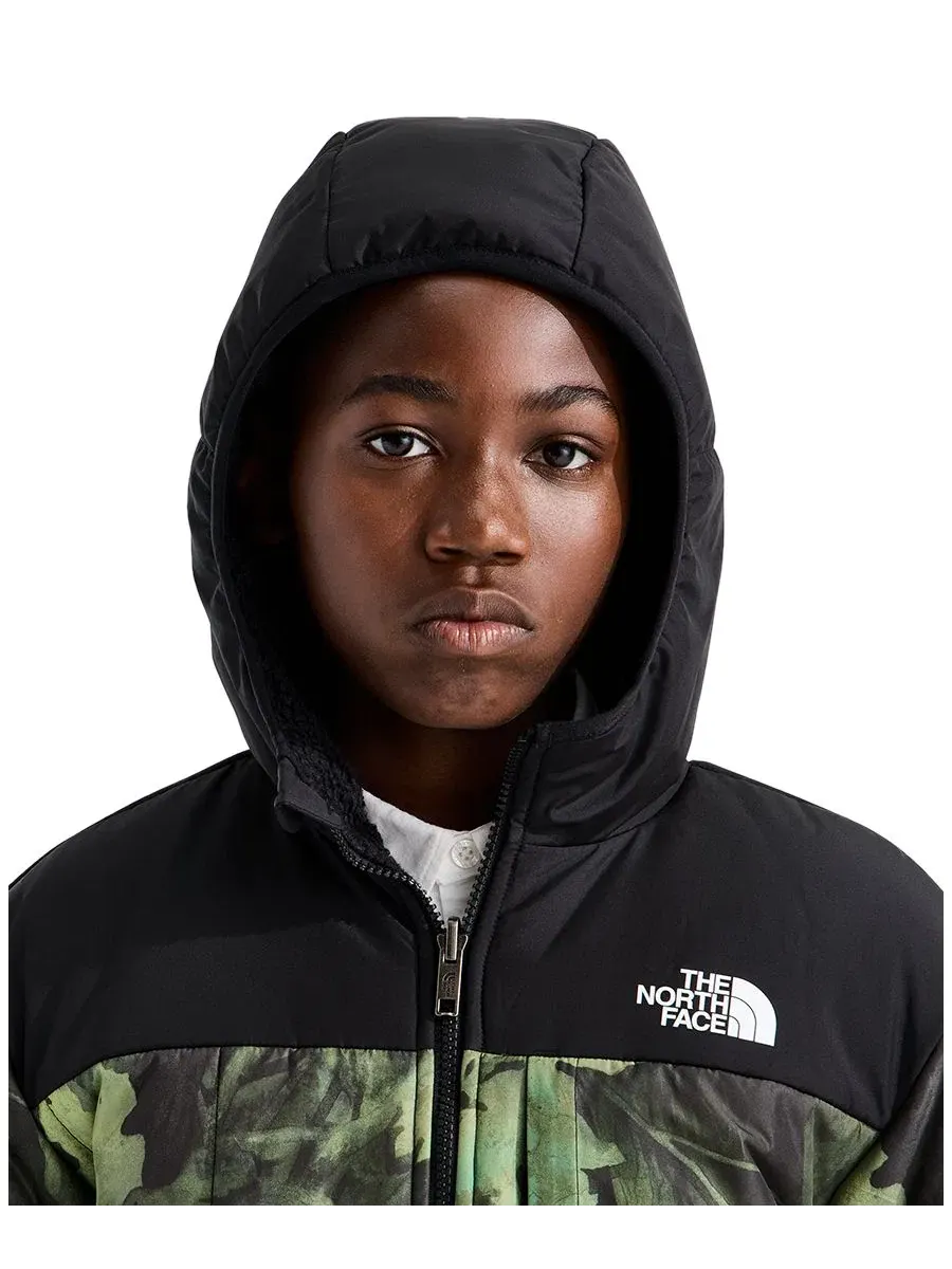 Детская куртка-худи на молнии Shasta Reversible The North Face — изображение 4 из 6, зеленый