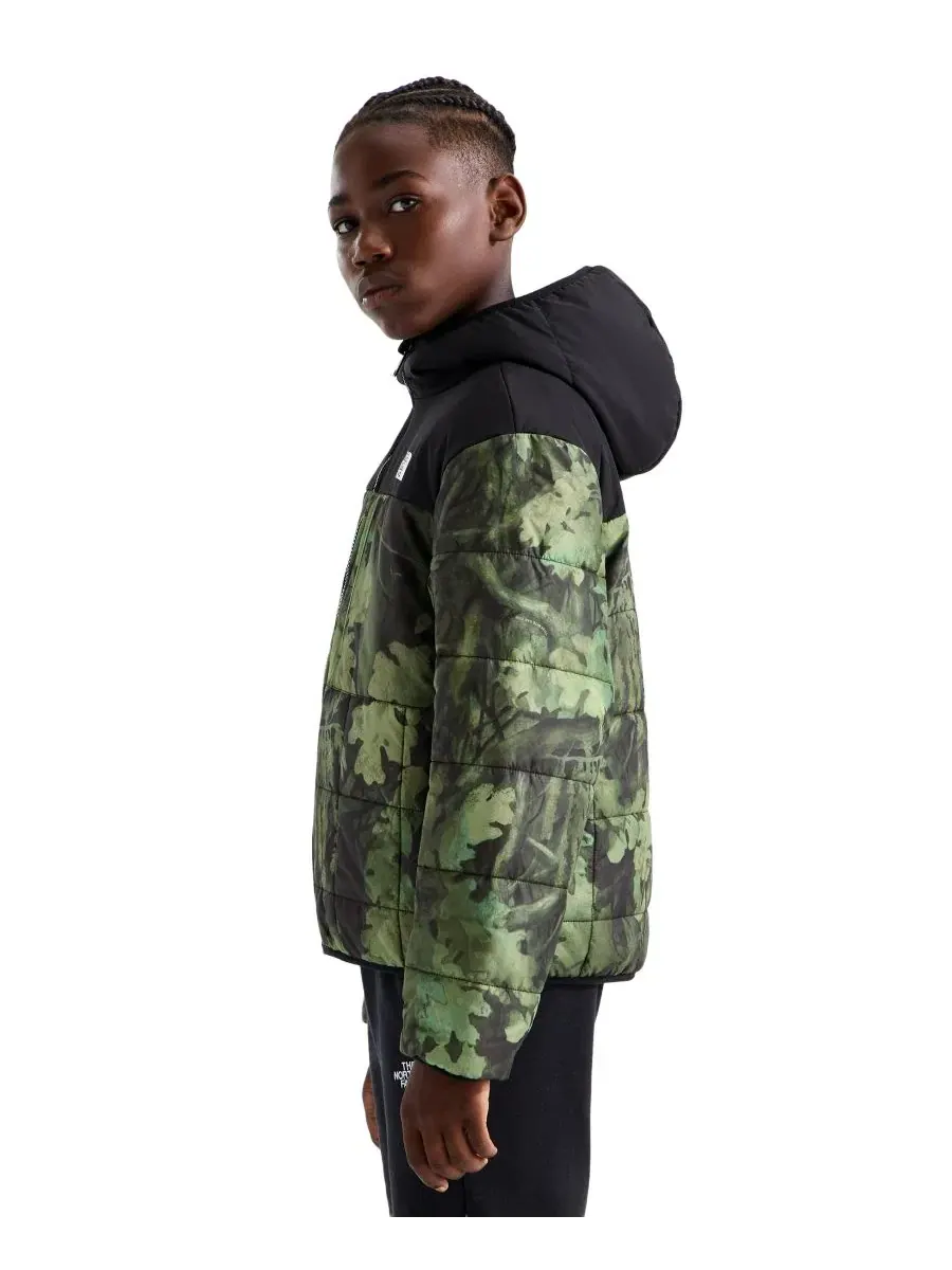 Детская куртка-худи на молнии Shasta Reversible The North Face — изображение 5 из 6, зеленый