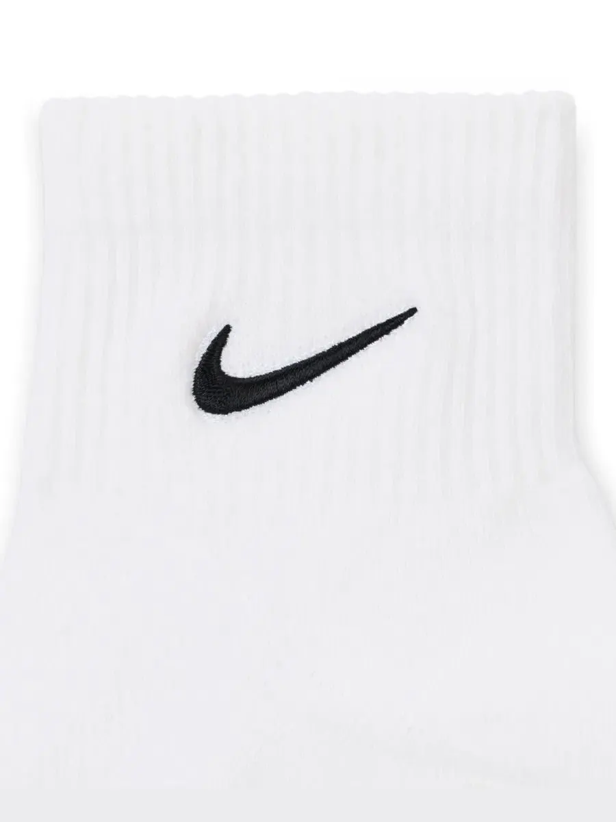 Комплект носков с усиленной пяткой и мыском Nike Everyday Elevated Ankle — изображение 4 из 4, белый
